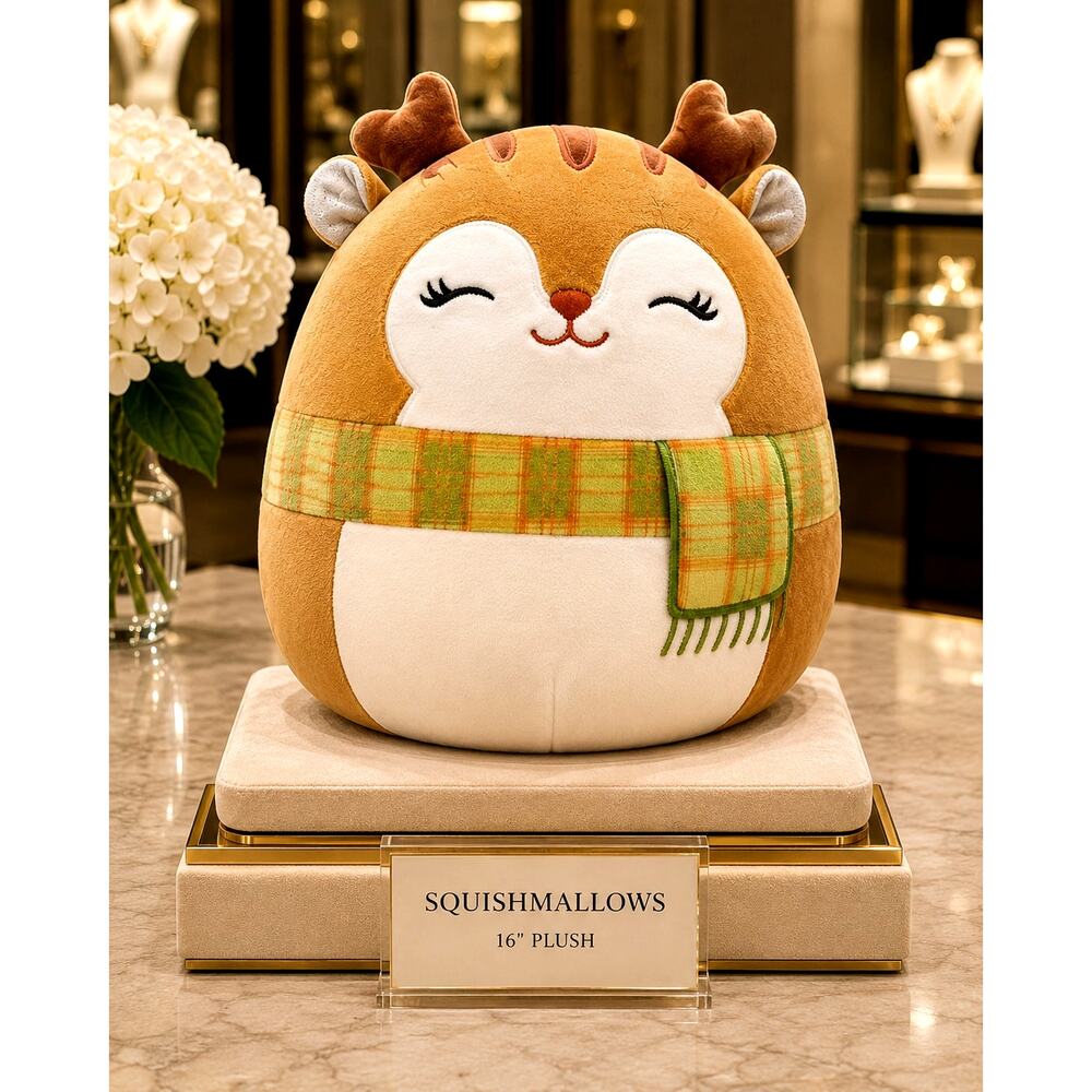 Squishmallows 16" Plush - Harvest Squad Orange Squirrel - Erin